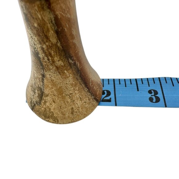 Vintage Creative Playthings Wooden Baby Rattle 5 inch Long Natural Wood Finish - Picture 6 of 6